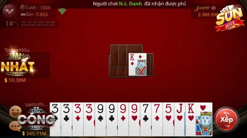 Có chiến thuật chơi linh hoạt giúp bạn tối ưu cơ hội chiến thắng khi đánh bài tiến lên