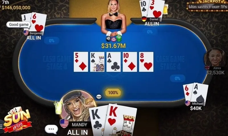 Thứ hạng tay bài trong poker: chìa khóa quyết định thắng thua
